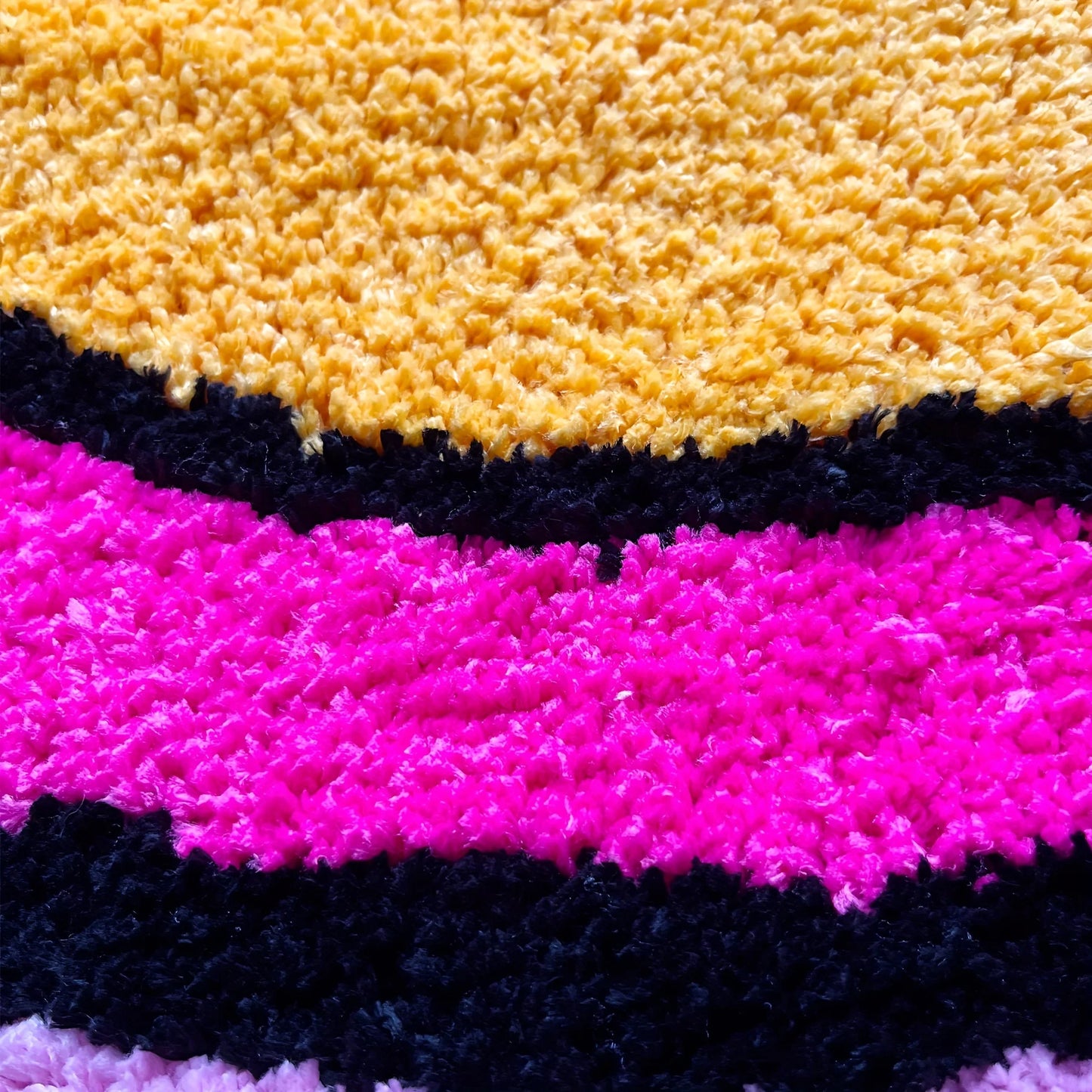 Cherry Bomb Pink Handmade Tufted Rug