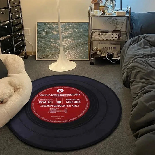 Record Music CD Rugs