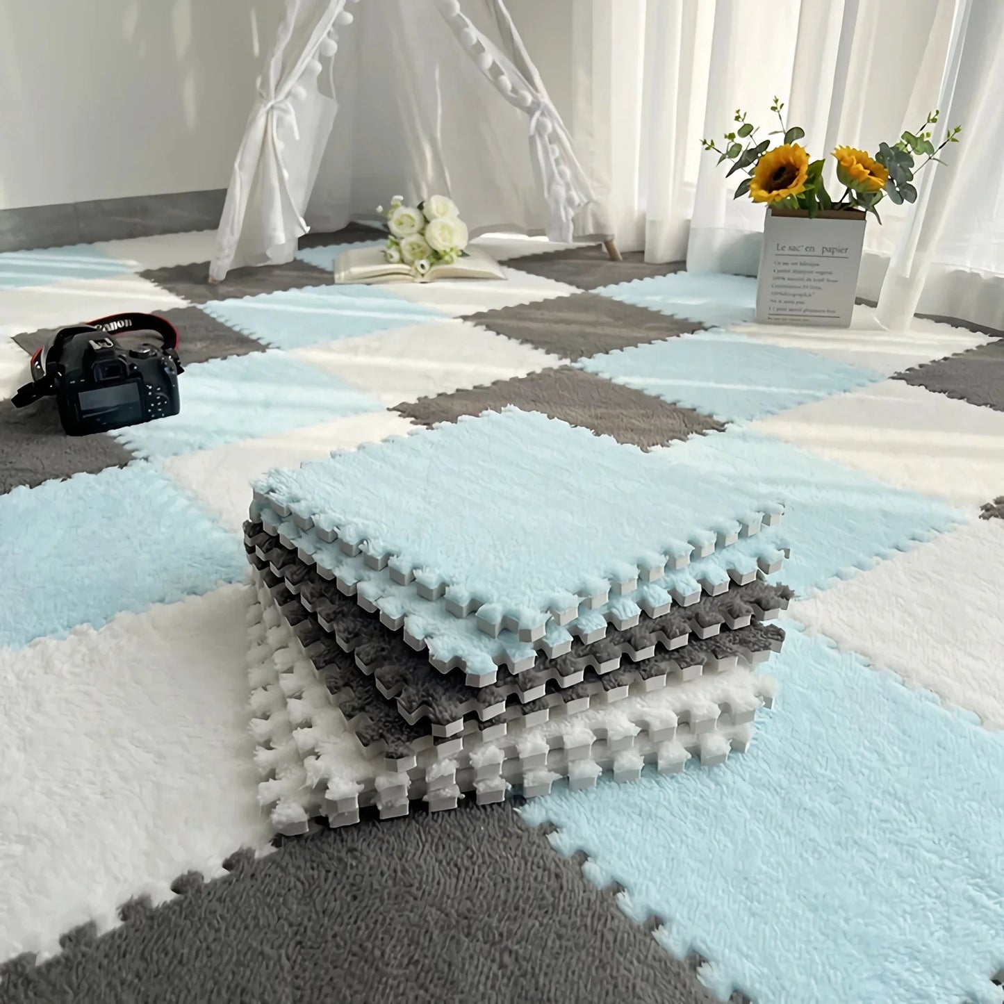 Plush Foam Floor Mat